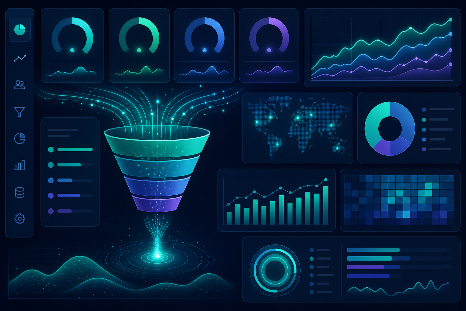 Marketing analytics and reporting visualization